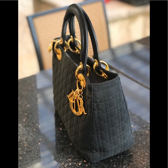 💝💯Authentic Lady DIOR Mini Cannage Bag w/ Twilly - Picture 4 of 16